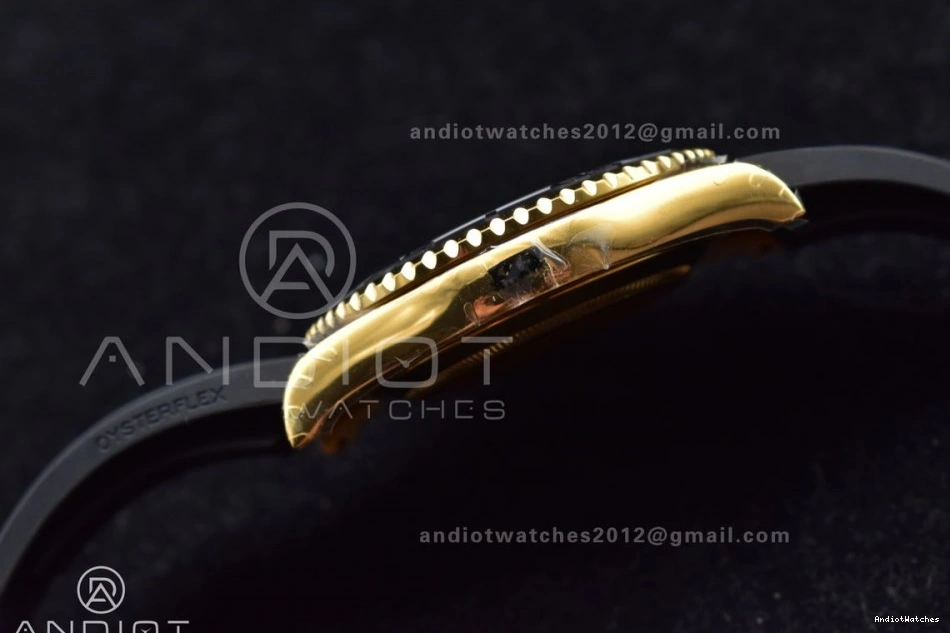 Yacht-Master 1:1 Best Ceramic EyeCatching 1224 Black on Strap Black 42mm VSF VS Edition 3D 226658 Bezel Rubber 0926